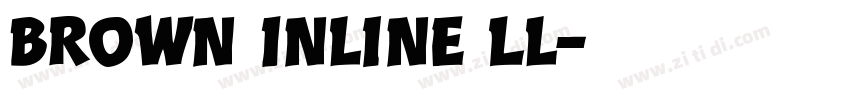 Brown Inline Ll字体转换